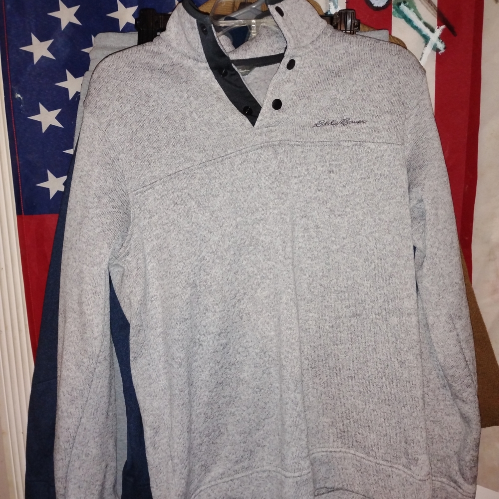 Eddie Bauer Gray Men's Shirt
